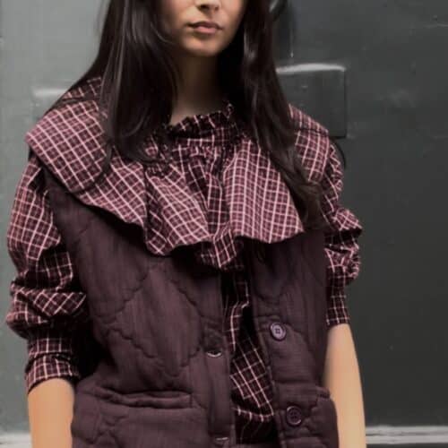 Gilet claudia Prune johanna