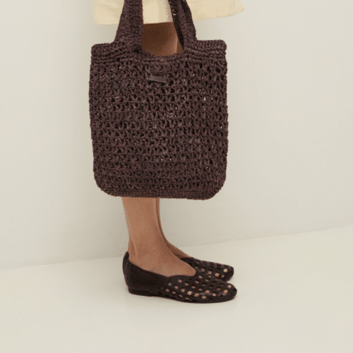 Sac fourre-tout fait main en raphia