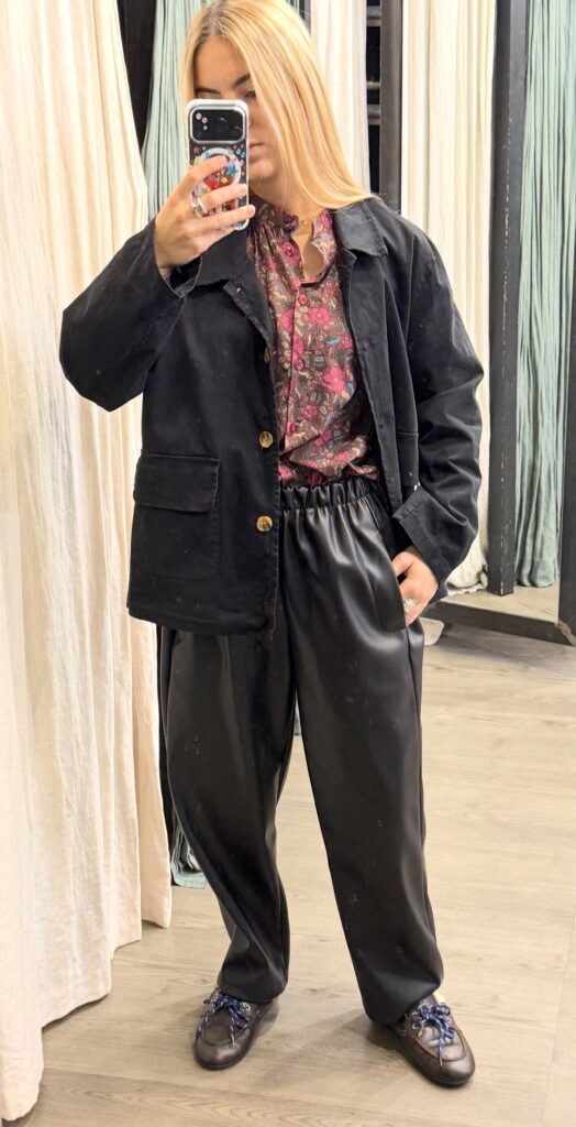 Pantalon  Magic simili Noir
